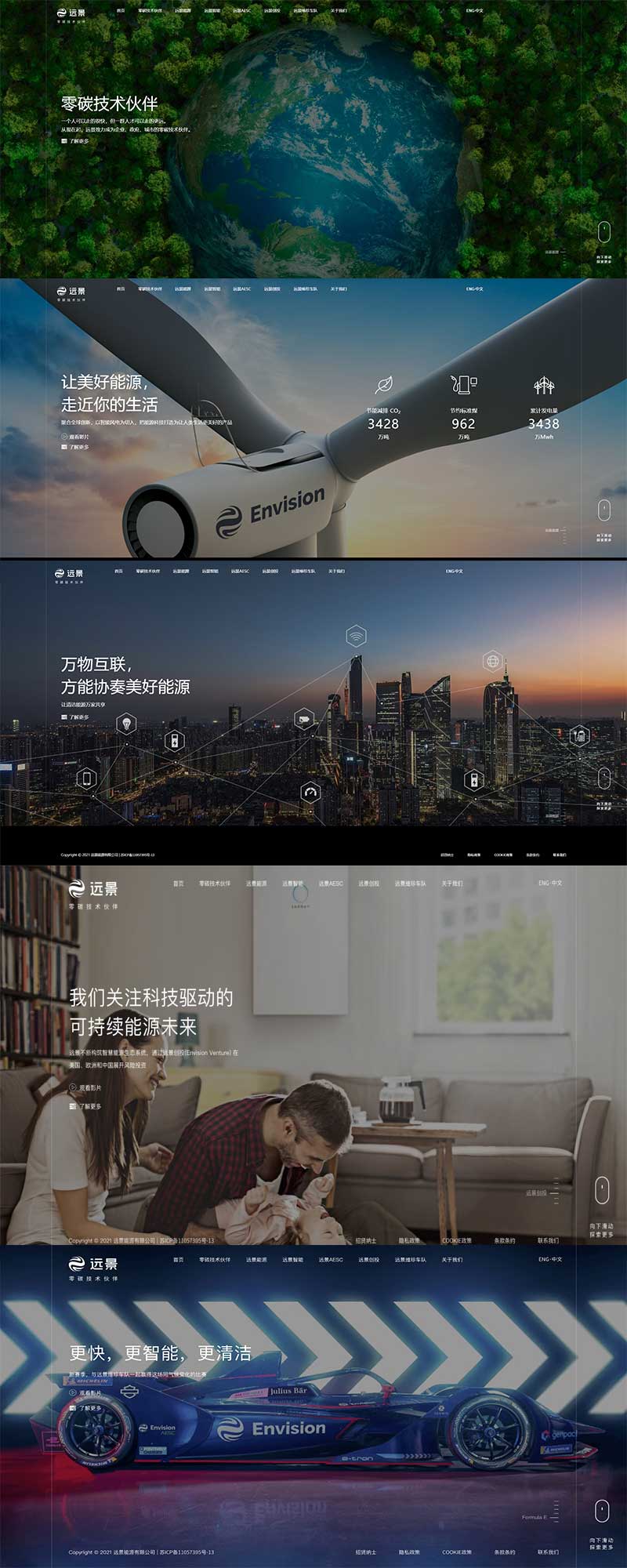 遠景科技集團官網建設